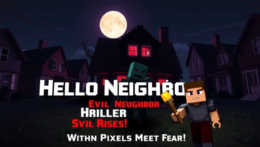 Minecraft Hello Neighbor Evil Rises! the release date